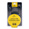 Active USB 2.0 extension cable, 10 m, up to 3 pcs in the cascade are allowed, black (AMAF) Active USB 2.0 extension cable, 10 m, up to 3 pcs in the cascade are allowed, black (AMAF)
