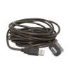 Active USB 2.0 extension cable, 10 m, up to 3 pcs in the cascade are allowed, black (AMAF) Active USB 2.0 extension cable, 10 m, up to 3 pcs in the cascade are allowed, black (AMAF)