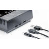 ”Быстрое” зарядное USB-устройство для аккумуляторов Ni-MH + Li-ion EnerGenie BC-USB-02