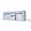 Suport pentru monitor dublu reglabil, montat pe birou, 17”-32” Gembird MA-D2-03 Suport pentru monitor dublu reglabil, montat pe birou, 17”-32” Gembird MA-D2-03