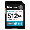 Card de memorie SD 512GB Kingston Canvas Go! Plus G4, 200/160MB/s Card de memorie SD 512GB Kingston Canvas Go! Plus G4, 200/160MB/s