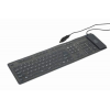 Gembird KB-109F-B, Flexible keyboard, USB, OTG adapter, black color, US layout Gembird KB-109F-B, Flexible keyboard, USB, OTG adapter, black color, US layout