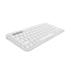 Tastatura Wireless Logitech Pebble Keys2 K380s / Bluetooth / White