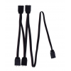 XILENCE LQZ.ARGB_Set Cable (XZ171), Cooling Control Set for ARGB components: 5V D/P 3PIN connections, 1 x Receiver, 1 x Remote Controller, 1x 1 to 4 ARGB