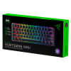 RAZER Huntsman Mini Gaming Keyboard, 60% Form Factor, Clicky Optical Switch - Red, Doubleshot PBT Keycaps With Side-Printed Secondary Functions- RU Layout RAZER Huntsman Mini Gaming Keyboard, 60% Form Factor, Clicky Optical Switch - Red, Doubleshot PBT Keycaps With Side-Printed Secondary Functions- RU Layout