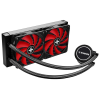 XILENCE Liquid Cooler (XC975) ”LiQuRizer 240” Performance A+ Socket LGA 1700/2066/2011/115x/1200 & AM5/AM4, up to 300W, 2x TF120 Red Fans:120x120x25mm, PWM fans