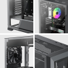 Корпус XILENCE Xilent X | XG151 / w/oPSU / with Tempered Glass Side Panel / 3x ARGB 120mm + 1x120mm / ATX / Black Корпус XILENCE Xilent X | XG151 / w/oPSU / with Tempered Glass Side Panel / 3x ARGB 120mm + 1x120mm / ATX / Black