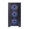 Корпус 1STPLAYER GO2 / w/oPSU / Side-Window / 4x120mm / mATX / Black Корпус 1STPLAYER GO2 / w/oPSU / Side-Window / 4x120mm / mATX / Black