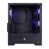 Корпус 1STPLAYER GO2 / w/oPSU / Side-Window / 4x120mm / mATX / Black Корпус 1STPLAYER GO2 / w/oPSU / Side-Window / 4x120mm / mATX / Black