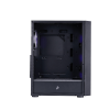 Корпус 1STPLAYER GO6 / w/oPSU / Side-Window / 4 x FS7 / ATX / Black