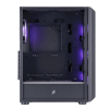 Корпус 1STPLAYER H6 / w/oPSU / Side-Window / 4 x F7 / ATX / White