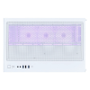 Корпус 1STPLAYER MV8-TP / no PSU / Side-Window / 7x120mm / ATX / White