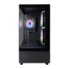 Корпус 1STPLAYER Mi5 / no PSU / Side-Window / 3x120mm / mATX / Black
