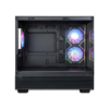 Корпус 1STPLAYER Mi5 / no PSU / Side-Window / 3x120mm / mATX / Black