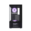 Корпус 1STPLAYER Mi7-A / no PSU / Side-Window / 3x120mm / ATX / Black