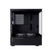 Корпус 1STPLAYER Mi7-A / no PSU / Side-Window / 3x120mm / ATX / Black