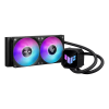 Житкостный Кулер ASUS TUF GAMING LC III 240 ARGB/ Universal/ 650-2600 RPM/ 37.4dBA / 90.78CFM/ Black