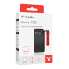M.2 Внешний SSD Verbatim Pocket / 1TB / USB 3.2 Gen 2 / Black/Red M.2 Внешний SSD Verbatim Pocket / 1TB / USB 3.2 Gen 2 / Black/Red