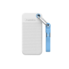 1TB SSD Portabil Verbatim Pocket, White with 2 Rubber Sleeves (White & Light Blue),1000 MB/s 1TB SSD Portabil Verbatim Pocket, White with 2 Rubber Sleeves (White & Light Blue),1000 MB/s