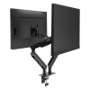 Arm for 2 monitors 17”-34” - AOC AM420B Black, Desk Clamp/Grommet, Aluminum structure, Mechanical Gas Spring System, Height adjustment, Max.Load: 2-9kg, Tilt Arm for 2 monitors 17”-34” - AOC AM420B Black, Desk Clamp/Grommet, Aluminum structure, Mechanical Gas Spring System, Height adjustment, Max.Load: 2-9kg, Tilt