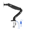 Arm for 1 monitors 13”-31.5” - AOC AS110DX with integrated USB Hub, Black, USB Hub: USB-C + USB3.0, Desk Clamp/Grommet, Aluminum structure, Gas spring, Height Arm for 1 monitors 13”-31.5” - AOC AS110DX with integrated USB Hub, Black, USB Hub: USB-C + USB3.0, Desk Clamp/Grommet, Aluminum structure, Gas spring, Height