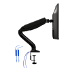 Arm for 1 monitors 13”-31.5” - AOC AS110DX with integrated USB Hub, Black, USB Hub: USB-C + USB3.0, Desk Clamp/Grommet, Aluminum structure, Gas spring, Height Arm for 1 monitors 13”-31.5” - AOC AS110DX with integrated USB Hub, Black, USB Hub: USB-C + USB3.0, Desk Clamp/Grommet, Aluminum structure, Gas spring, Height