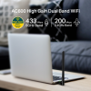 TP-LINK Archer T2U Plus AC600 Wireless Dual Band USB Adapter, 433Mbps on 5GHz + 150Mbps on 2.4GHz, 802.11a/b/g/n/ac, High Gain, 1 fixed Antenna TP-LINK Archer T2U Plus AC600 Wireless Dual Band USB Adapter, 433Mbps on 5GHz + 150Mbps on 2.4GHz, 802.11a/b/g/n/ac, High Gain, 1 fixed Antenna