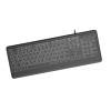 Тонкая Клавиатура Gembird KB-UML-04-CYRL/ USB A+C/ Black Тонкая Клавиатура Gembird KB-UML-04-CYRL/ USB A+C/ Black