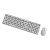 Tastatura si Mouse Wireless Gembird KBS-WMS-01-W-CYRL, White Tastatura si Mouse Wireless Gembird KBS-WMS-01-W-CYRL, White