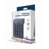 Беспроводной Кейпад Gembird KPD-W-02 / 18 keys / USB / Black