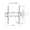 TV-Wall Mount for 32-55”- Gembird ”WM-55T-02”, Tilt, max. 40 kg, Distance TV to Wall: 53 mm, max. VESA 400 x 400, Black TV-Wall Mount for 32-55”- Gembird ”WM-55T-02”, Tilt, max. 40 kg, Distance TV to Wall: 53 mm, max. VESA 400 x 400, Black