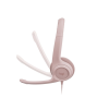 Casti Logitech USB H390, Rose Casti Logitech USB H390, Rose
