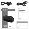 Колонка Портативная SVEN PS-99, Black / 10W / Bluetooth / 1800mA*h Колонка Портативная SVEN PS-99, Black / 10W / Bluetooth / 1800mA*h