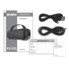 Колонка Портативная SVEN PS-235, Black / 12W / Bluetooth / FM / USB / 1500mA*h Колонка Портативная SVEN PS-235, Black / 12W / Bluetooth / FM / USB / 1500mA*h