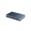 TP-LINK TL-SG108 8-port Gigabit Switch, 8 10/100/1000M RJ45 ports, steel case, QoS, IGMP Snooping