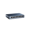 TP-LINK TL-SG108 8-port Gigabit Switch, 8 10/100/1000M RJ45 ports, steel case, QoS, IGMP Snooping