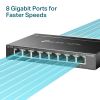 Коммутатор TP-LINK TL-SG108E / 8 port / Gigabit / RJ45 / steel case Коммутатор TP-LINK TL-SG108E / 8 port / Gigabit / RJ45 / steel case