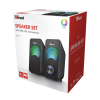 Boxe 2.0 Trust Arys RGB Compact Black / 12W / 3,5 AUX / USB power Boxe 2.0 Trust Arys RGB Compact Black / 12W / 3,5 AUX / USB power