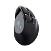 Беспроводная перезаряжаемая эргономичная мышь Trust VOXX / 2.4GHz/ Bluetooth/ Black