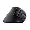 Беспроводная перезаряжаемая эргономичная мышь Trust VOXX / 2.4GHz/ Bluetooth/ Black
