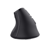 Беспроводная перезаряжаемая эргономичная мышь Trust VOXX / 2.4GHz/ Bluetooth/ Black