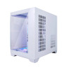 Корпус 1STPLAYER MV5-TP / no PSU / Side-Window / 7x120mm / mATX / White