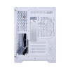 Корпус 1STPLAYER MV5-TP / no PSU / Side-Window / 7x120mm / mATX / White