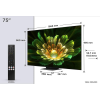 Televizor TCL MiniLED Smart 75C79K, Ultra HD 4K