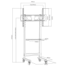 Стойка напольная для TV Charmount CT-FTVS-T120E Стойка напольная для TV Charmount CT-FTVS-T120E