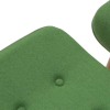 Fotoliu cu suport picioare WALTZ (verde)