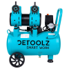 Compresor de aer Detoolz 30L 1500W Compresor de aer Detoolz 30L 1500W