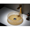 Раковина из закаленного стекла SanDonna Mira Rotund (Золотистый) Раковина из закаленного стекла SanDonna Mira Rotund (Золотистый)