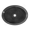 Lavoar din sticla securizata SanDonna Vela Oval (Negru) Lavoar din sticla securizata SanDonna Vela Oval (Negru)