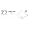 Combi 800C chiuveta Florentina (Gri) Combi 800C chiuveta Florentina (Gri)
